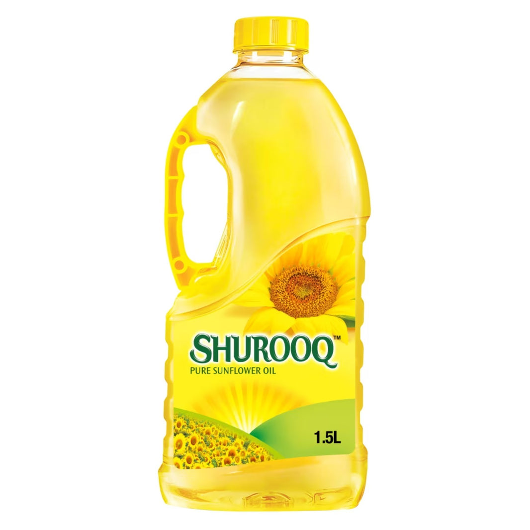 SHUROOQ PURE SUNFLOWER OIL 1.5 LTR