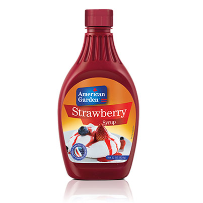 AMERICAN GARDEN STRAWBERRY SYRUP 680 GM