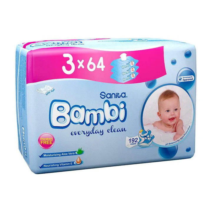 BAMBI FRESH AND CLEAN BABY WIPES