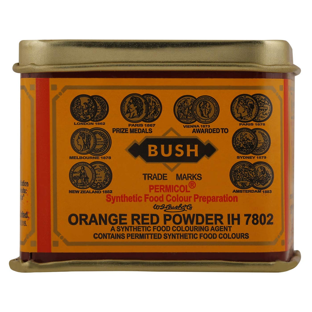 BUSH COLOUR ORANGE RED 100GM