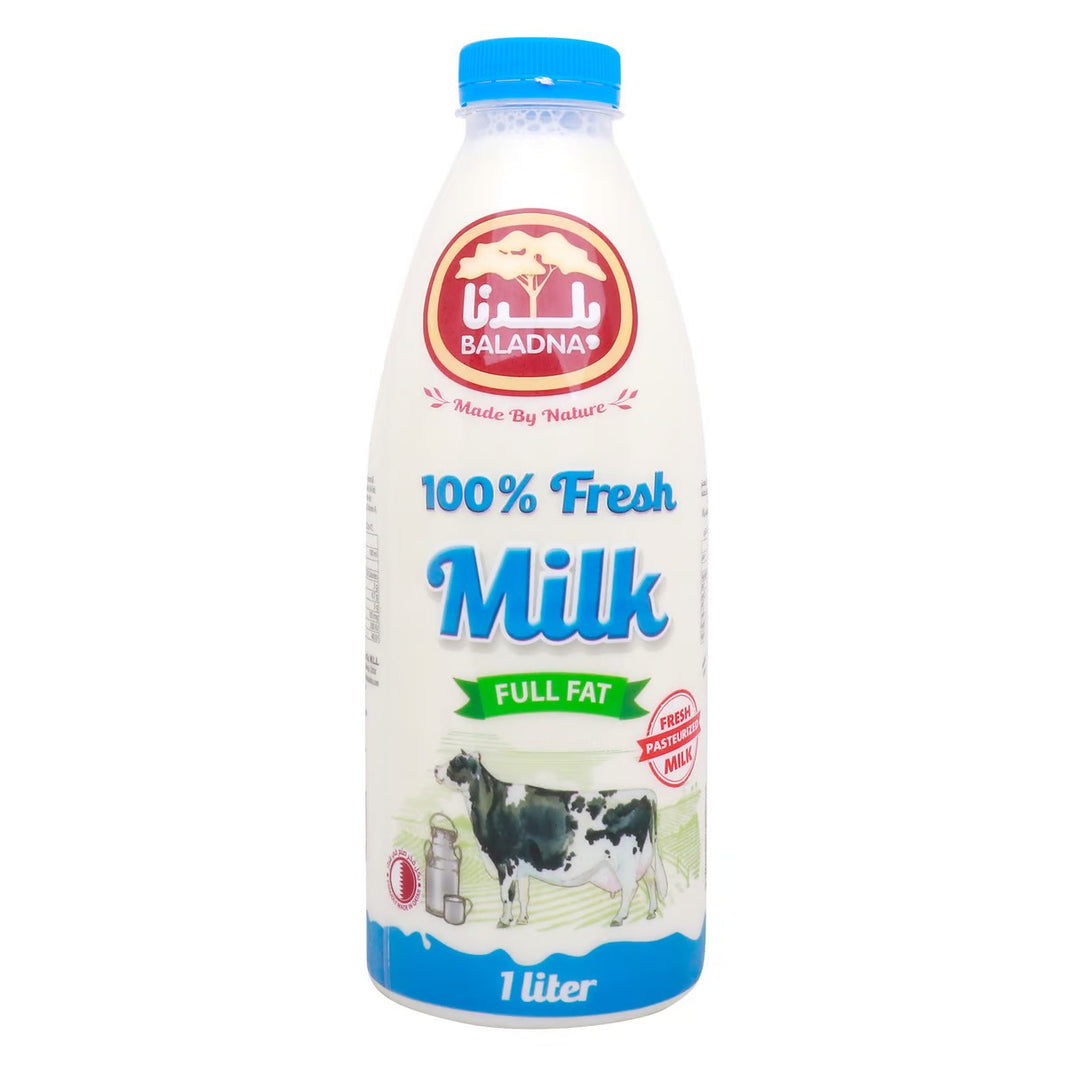 Baladna Full Fat Fresh Cow Milk, 1L