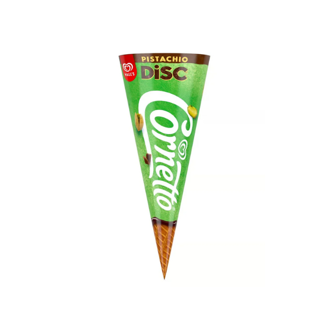 Cornetto Pistachio Disc Ice Cream Cone 130 ml