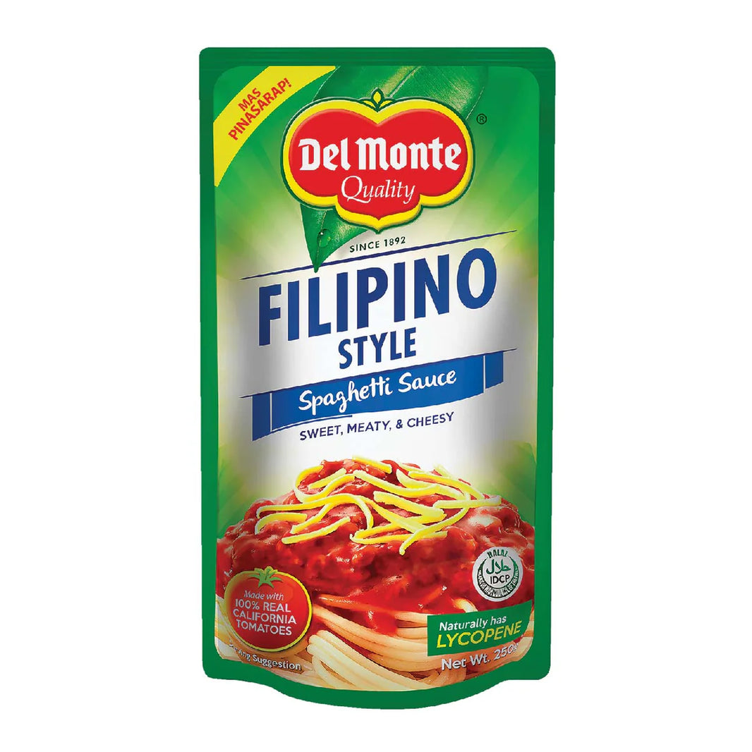 DELMONTE SPAGHETTI SAUCE PILIPINO STYLE 250 GM