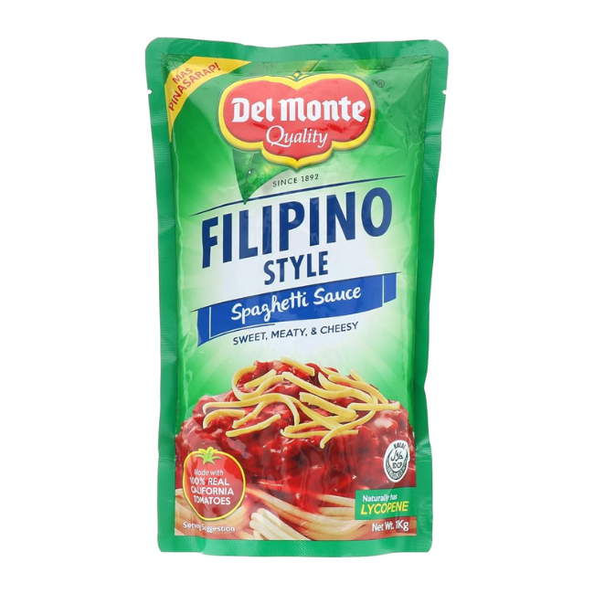 Del Monte Spaghetti Sauce Filipino Style 1 Kg