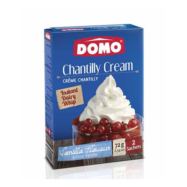 Domo Vanilla Cream Chantilly, 72g