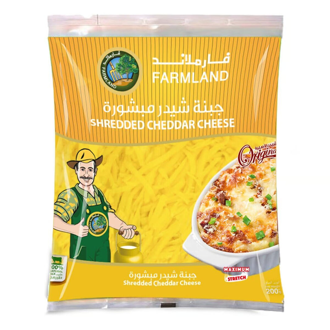 Farmland Shredded Cheddar Cheese 200 g