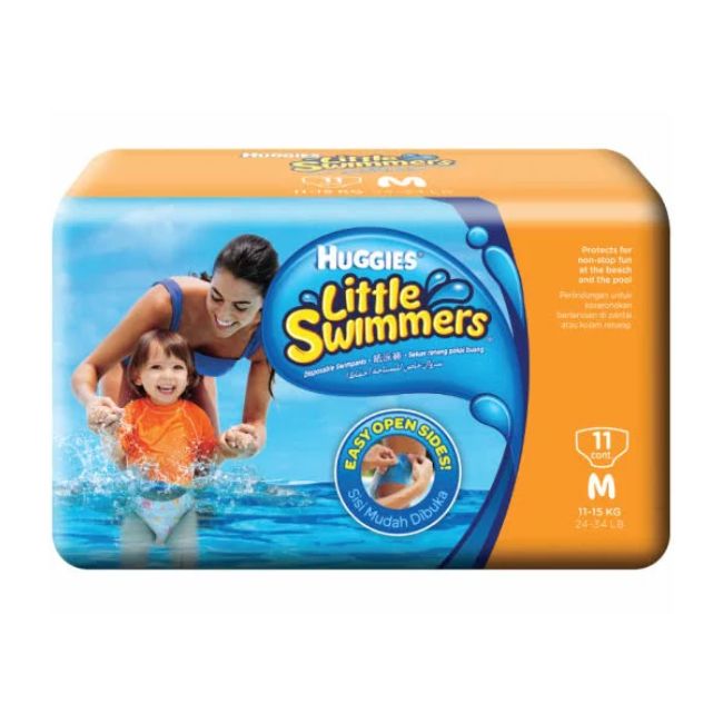 HUGGIES LITTLE SIMMERS MDM -11 CONT 11-15 KG