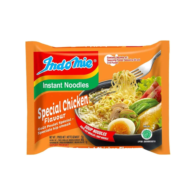 INDOMIE SPECIAL CHICKEN FLVR NOODLE 75 GM