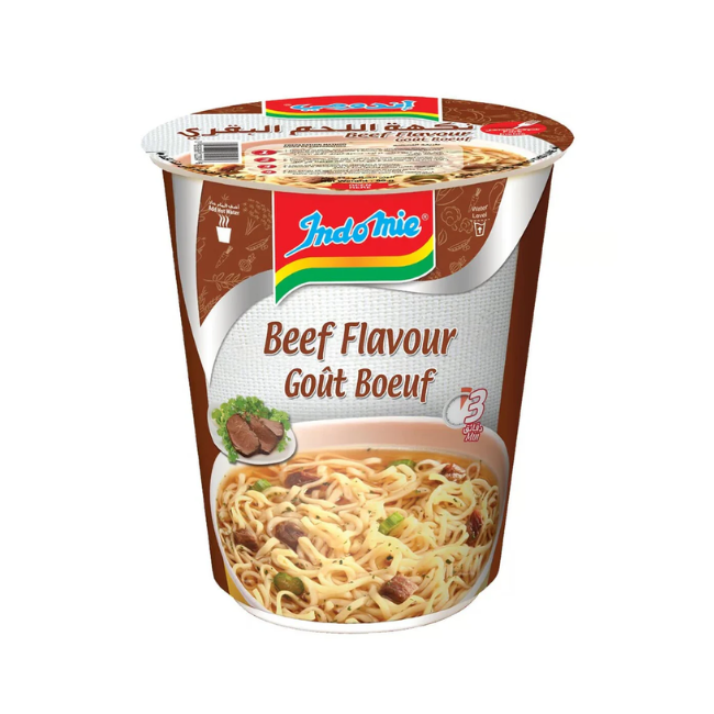 Indomie Beef Cup Noodles 60 Gm