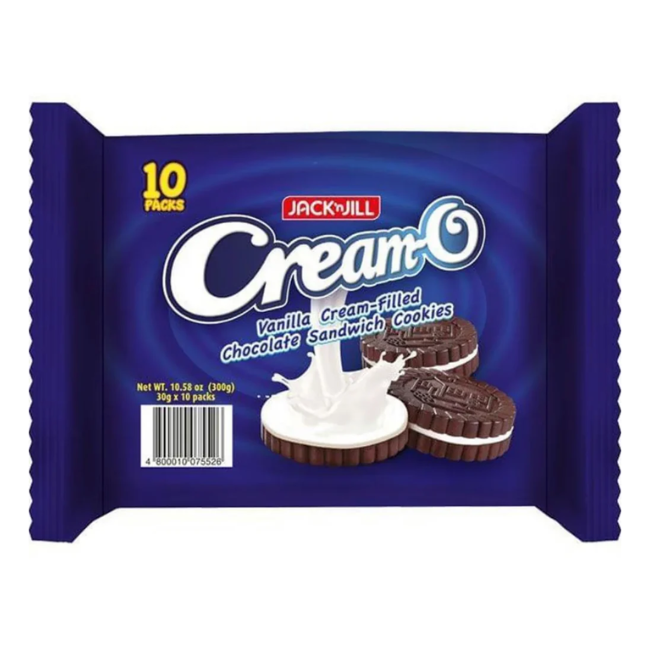 Jack N Jill Cream-O-Vanilla (10 Pcs x 30 g) 300 g