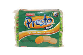 Jack N Jill Presto Creams Peanut Butter (10 Pcs x 30 g) 300 g