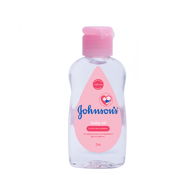 Johnson & Johnson Baby Oil-Pink-25 ML