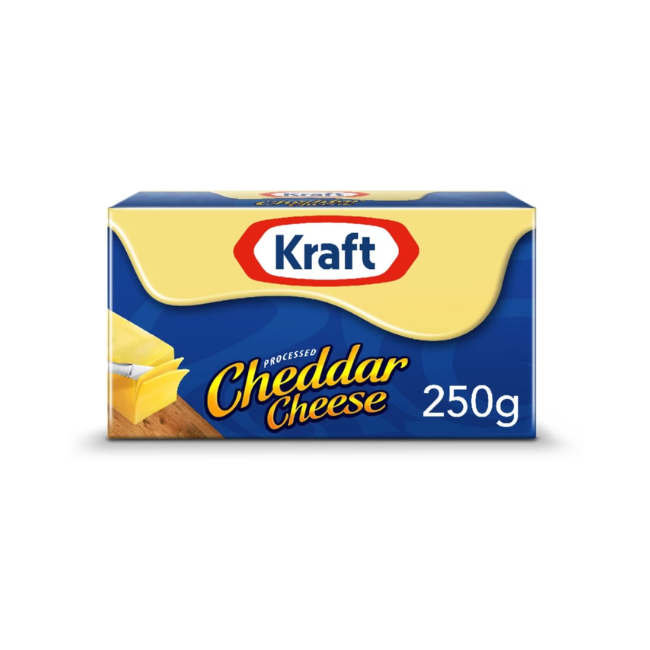 Kraft Cheddar Cheese Block 250 g