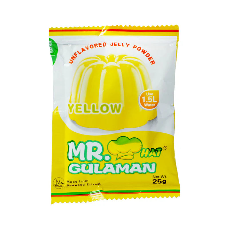 Mr.Gulaman Jelly Powder Yellow 25 G