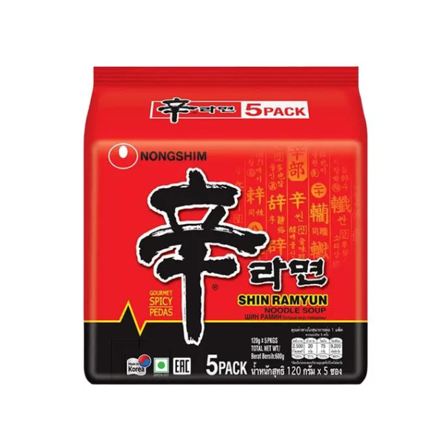 NONGSHIM SHIN RAMAYUN NOODLE PACK 5 PC