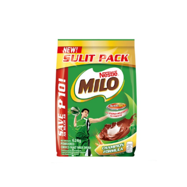 Nestle Milo Powdered Choco Malt Milk Drink, 624g