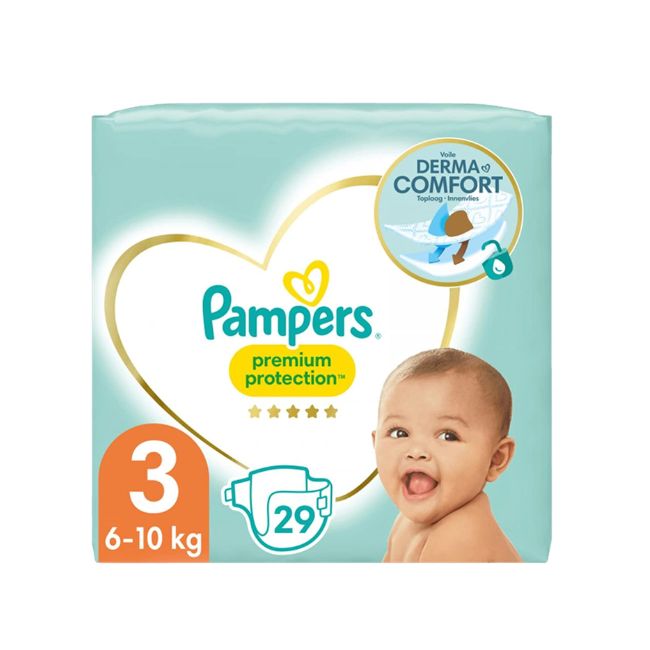 PAMPERS 3 - 6-10 KG   29 DIAPPER