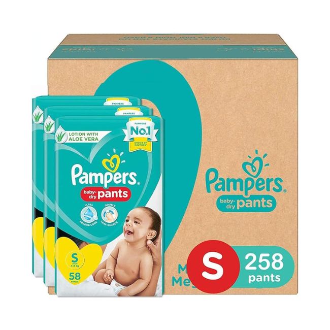 PAMPERS NEW BABY DRY 2  58 DIAPPERS