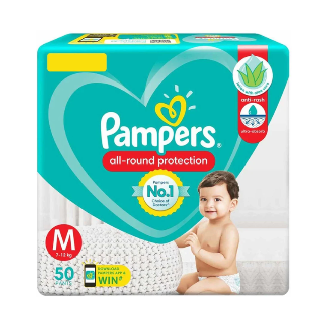 PAMPERS VALUE PACK 50 DIAPPER