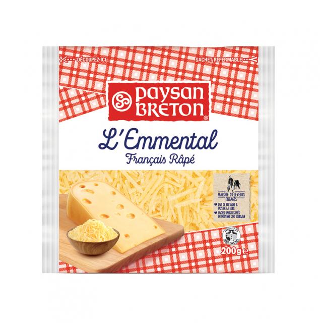 PAYSAN BRETON EMMENTAL SHREDDED CHEESE 200GM