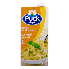 PUCK ORAGANIC COOKING CREAM 1 LTR