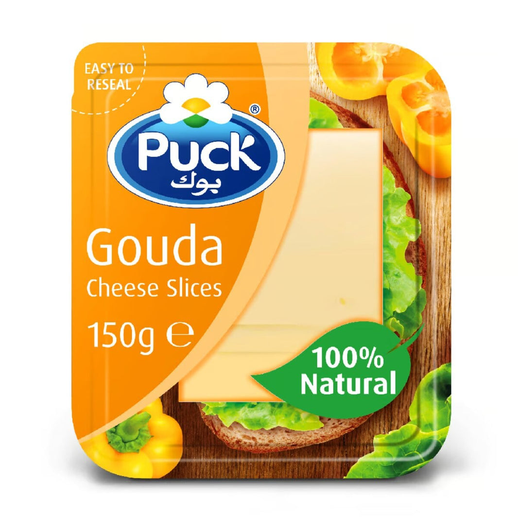 Puck Natural Gouda Cheese Slices 150 g