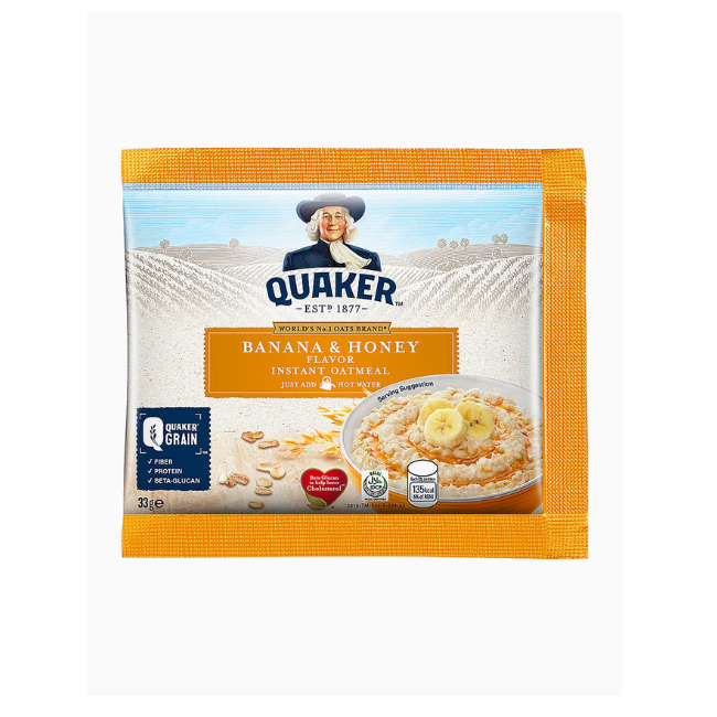 QUAKER OATS BANANA & HONEY 33GM