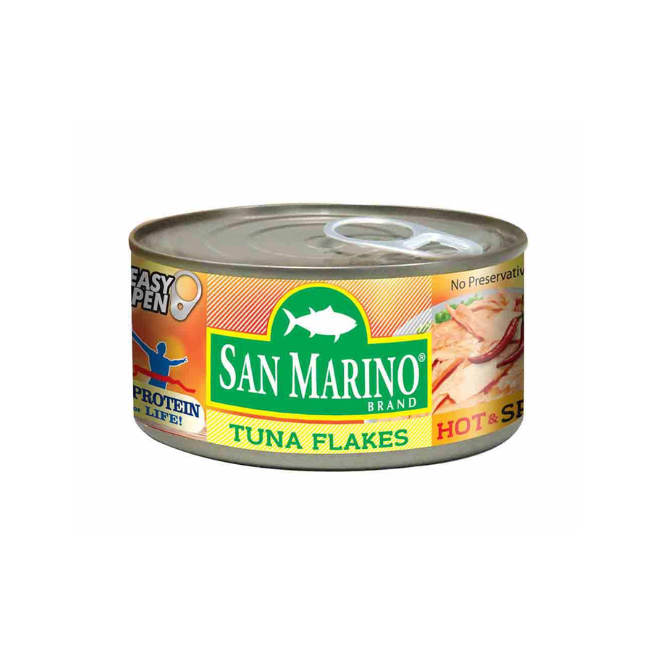 SAN MARINO TUNA FLAKES HOT & SPICY 150GM