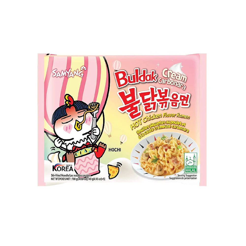 Samyang Carbo Hot Chicken Cream Ramen, 140g