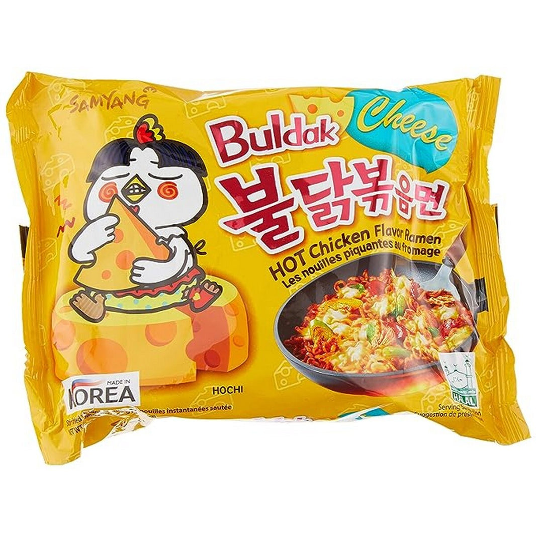 Samyang Hot Cheese & Chicken Korean Ramen Noodles 140 g