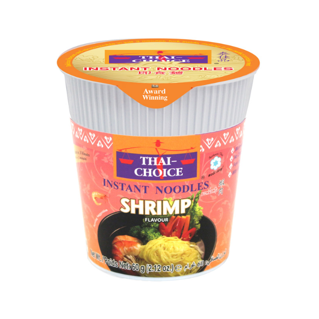 THAI CHOICE INSTANT NOODLES 60GM SHRIMP