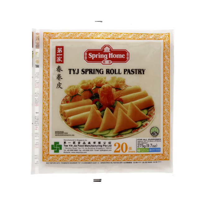 Tyj Pastry Plain 20 Sheet 275 g