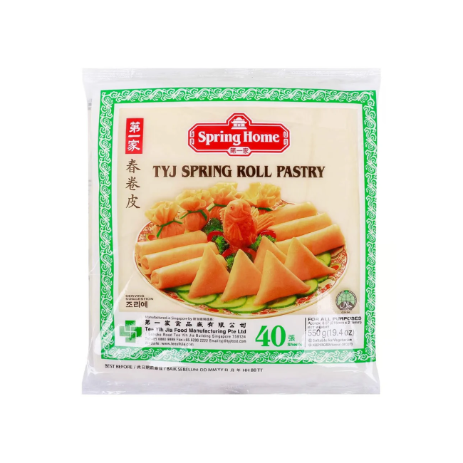 Tyj Spring Roll Pastry 550G