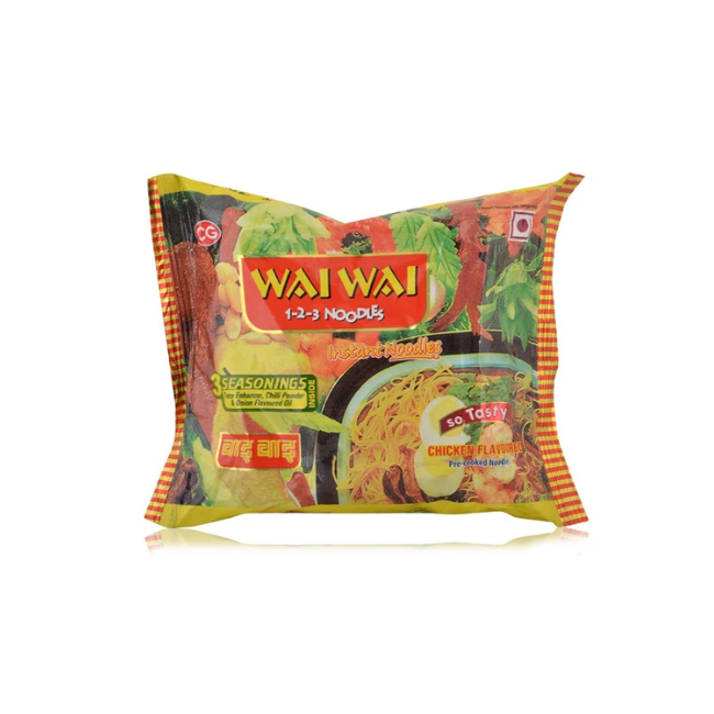 WAI WAI CHICKEN NOODLE 75 GM