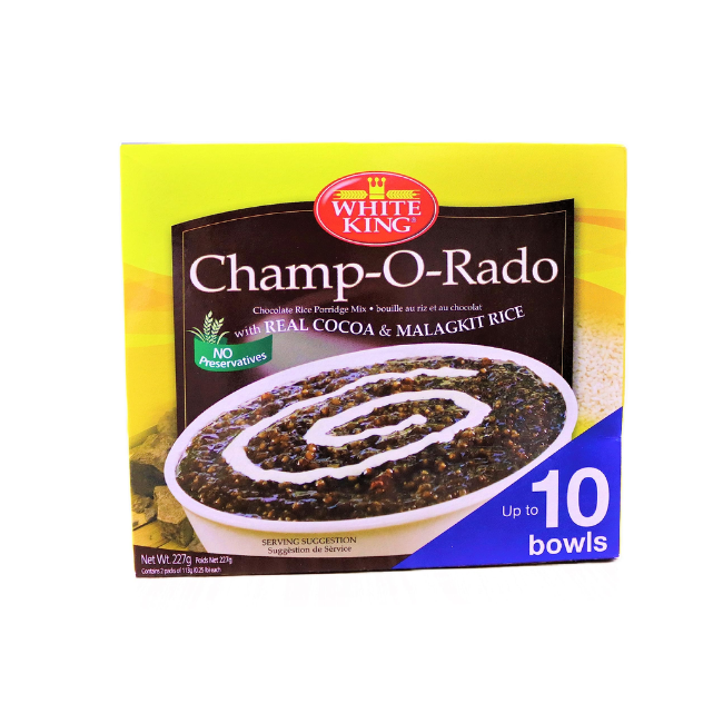 White King Champ-O-Rado Chocolate Rice Porridge Mix - Preservatives Free 227 Gr